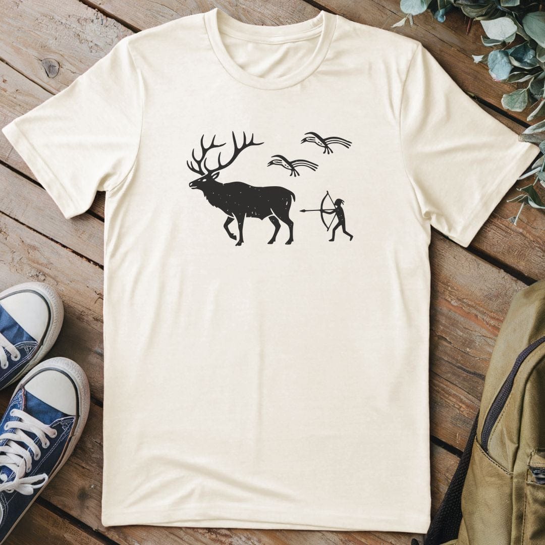 T-Shirt Natural / S Elk Hunt T-Shirt
