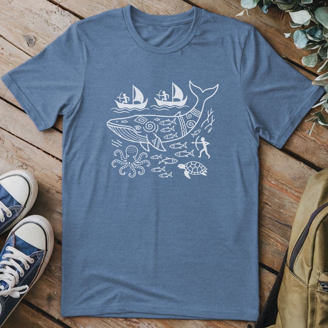 T-Shirt Heather Indigo / S Ocean Spirits T-Shirt