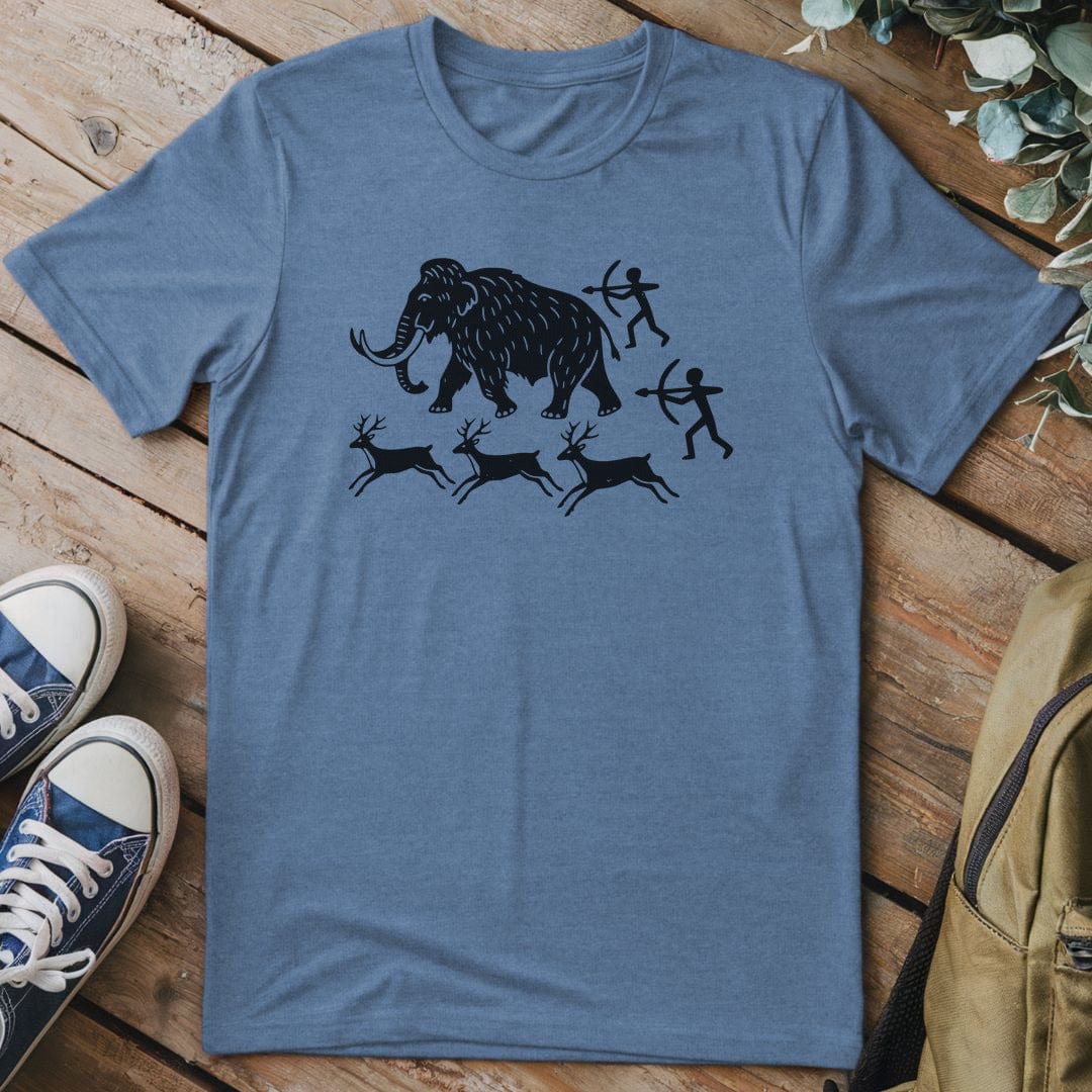 T-Shirt Heather Indigo / S Hunters of the Ice Age T-Shirt