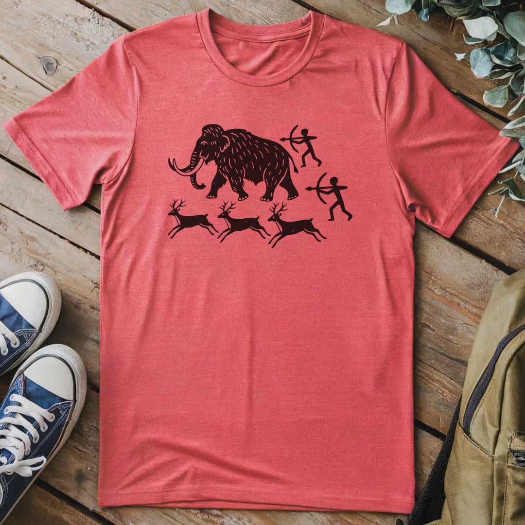 T-Shirt Heather Red / S Hunters of the Ice Age T-Shirt