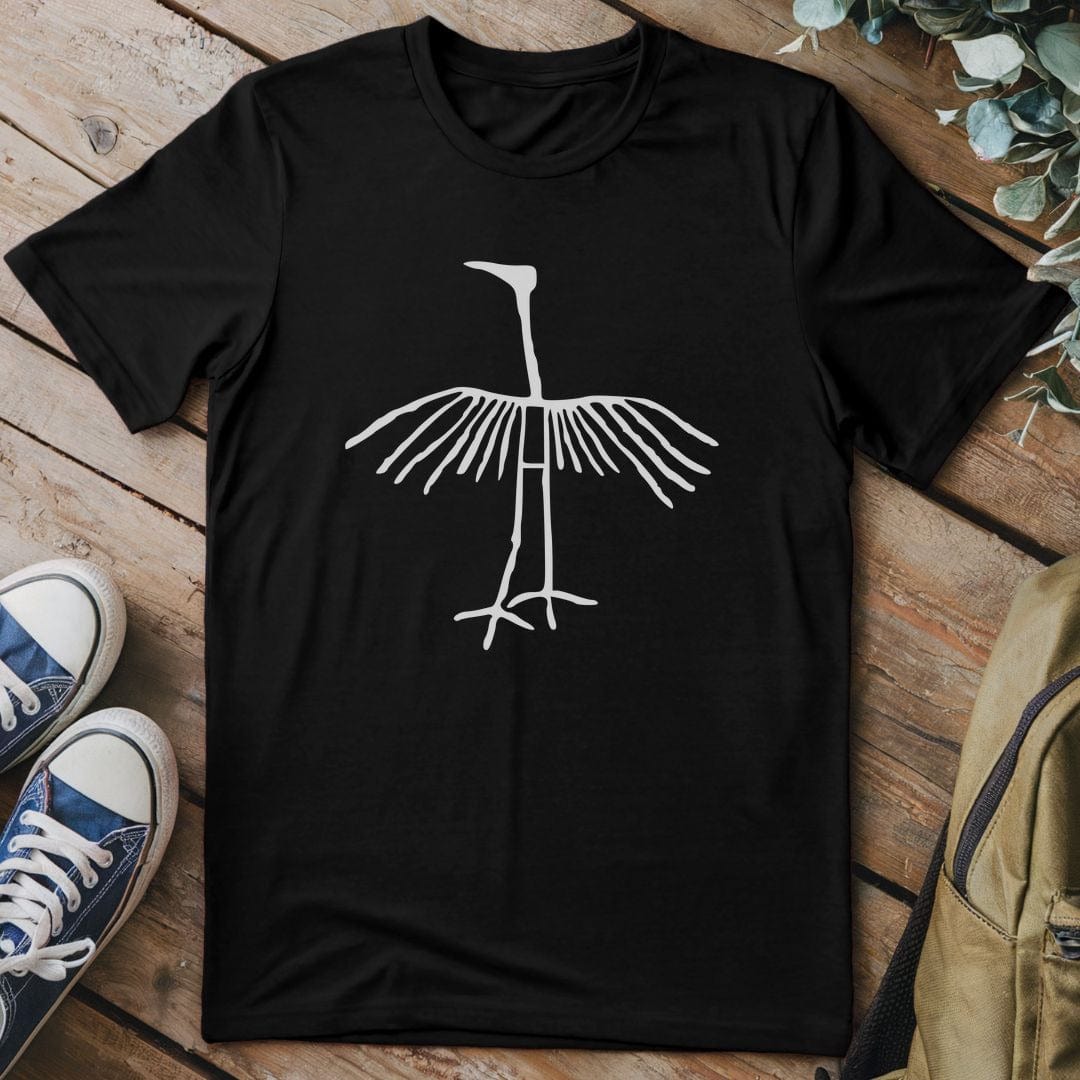 T-Shirt Black / S Ancient Crane T-Shirt