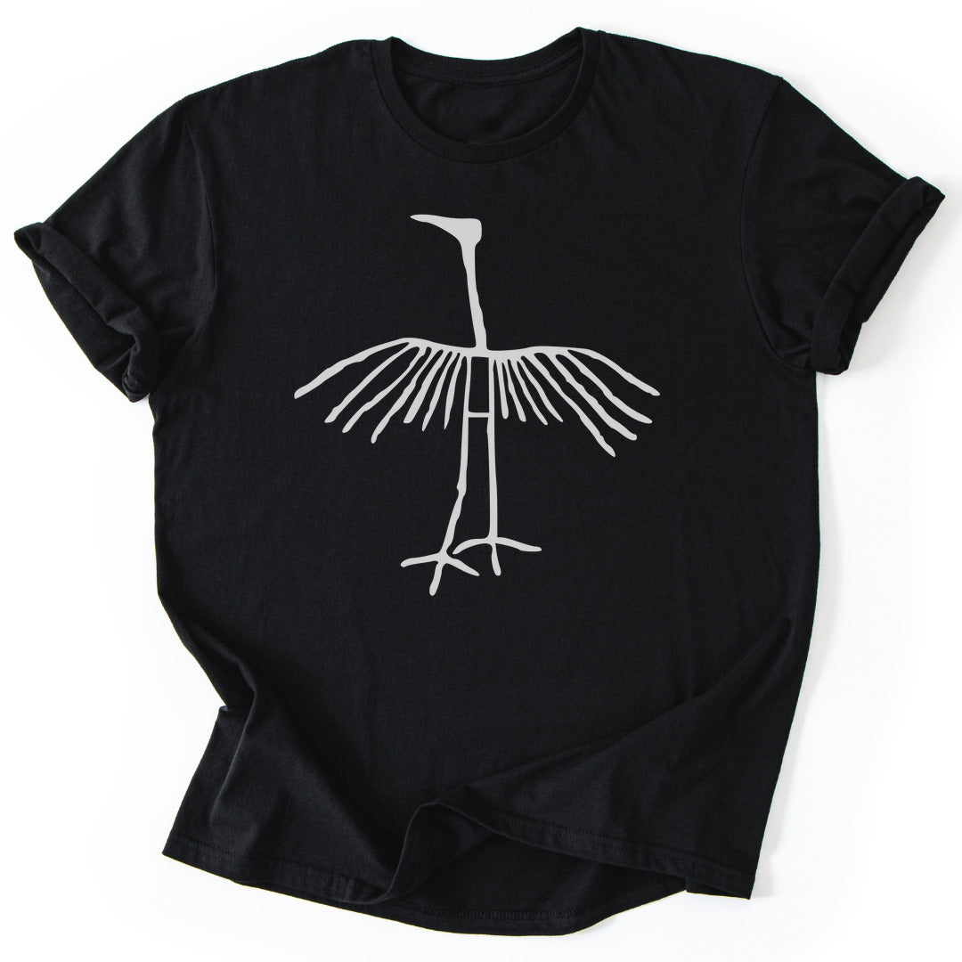 T-Shirt Black / S Ancient Crane T-Shirt