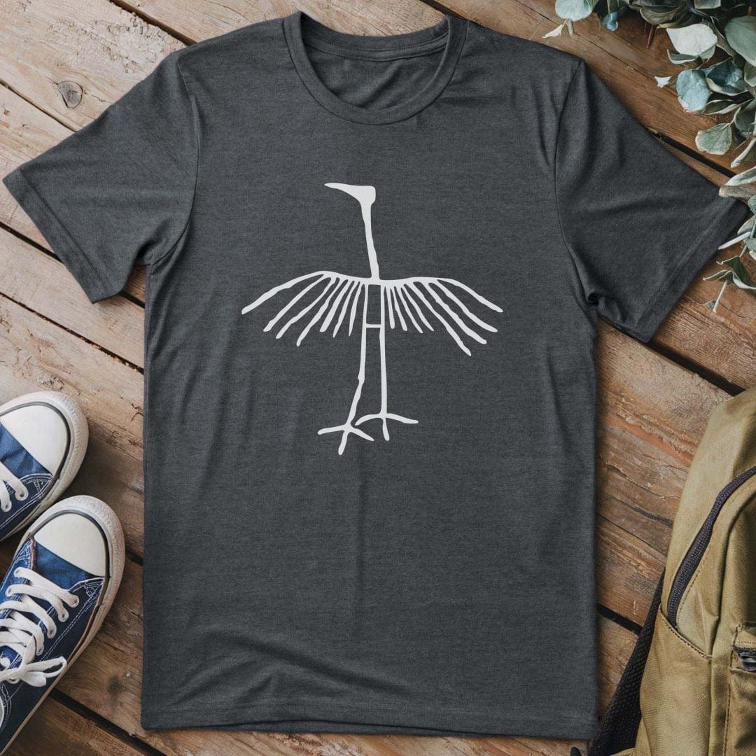 T-Shirt Dark Heather / S Ancient Crane T-Shirt