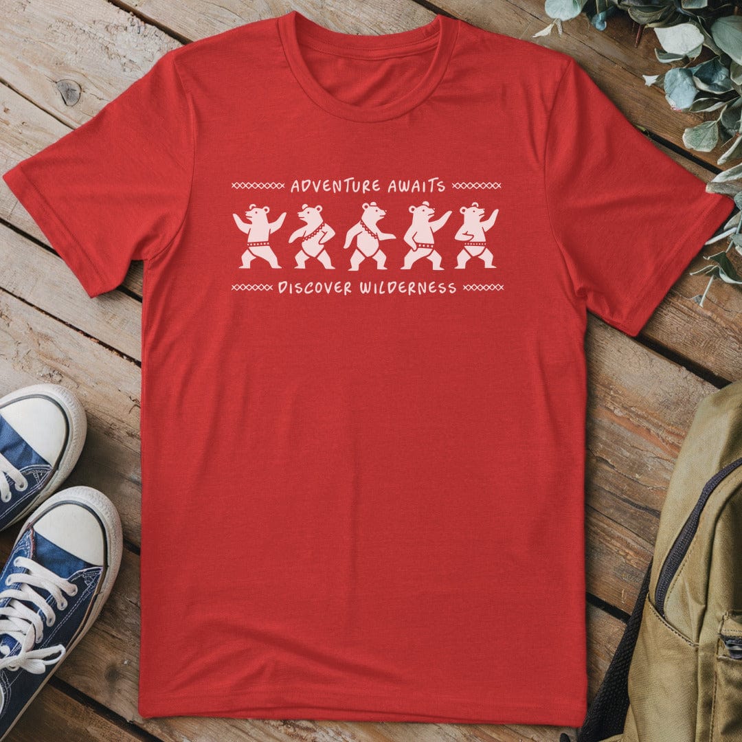 T-Shirt Red / S Dancing Bear Spirits T-Shirt