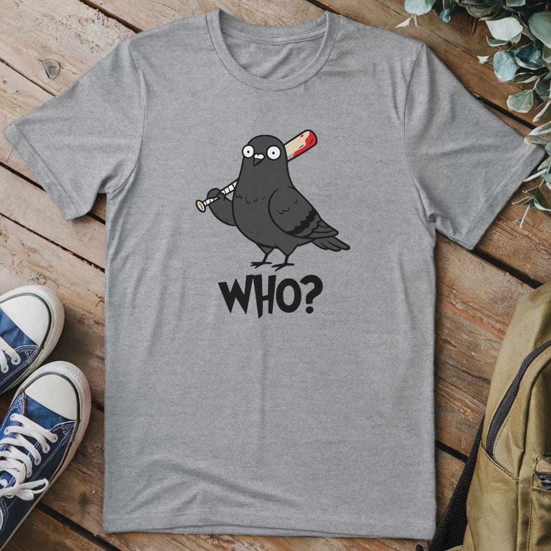 T-Shirt Sport Grey / S Who Funny T-Shirt