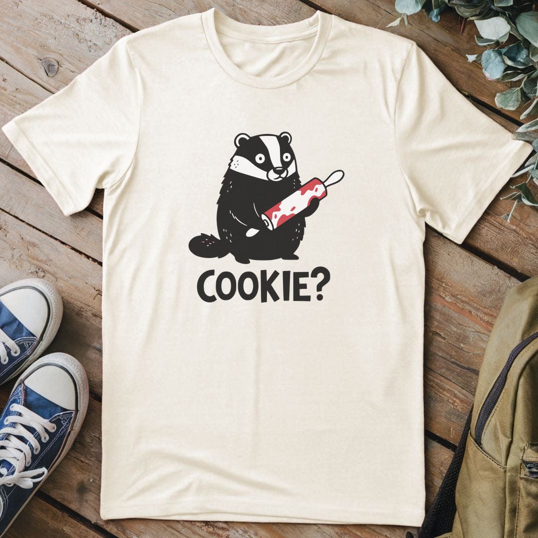 T-Shirt Natural / S Cookie Funny T-Shirt