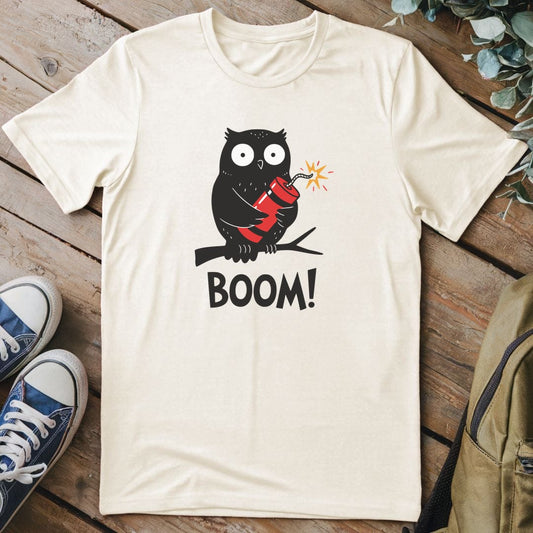 T-Shirt Natural / S Boom Funny T-Shirt