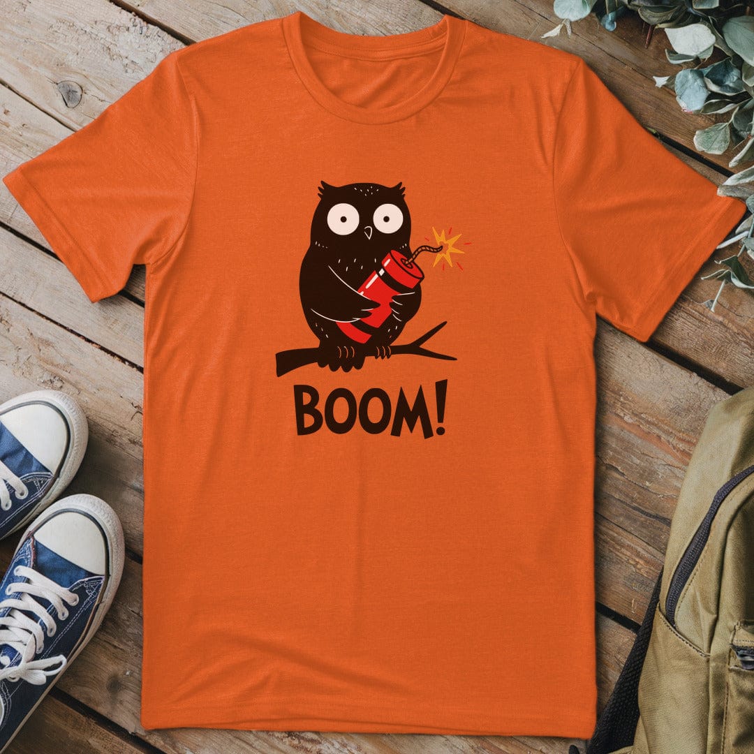 T-Shirt Orange / S Boom Funny T-Shirt