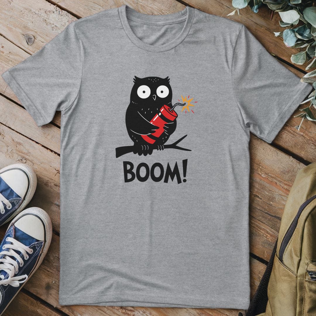 T-Shirt Sport Grey / S Boom Funny T-Shirt