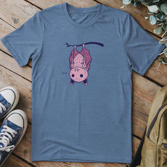 T-Shirt Heather Indigo / S Upside Down Trouble T-Shirt