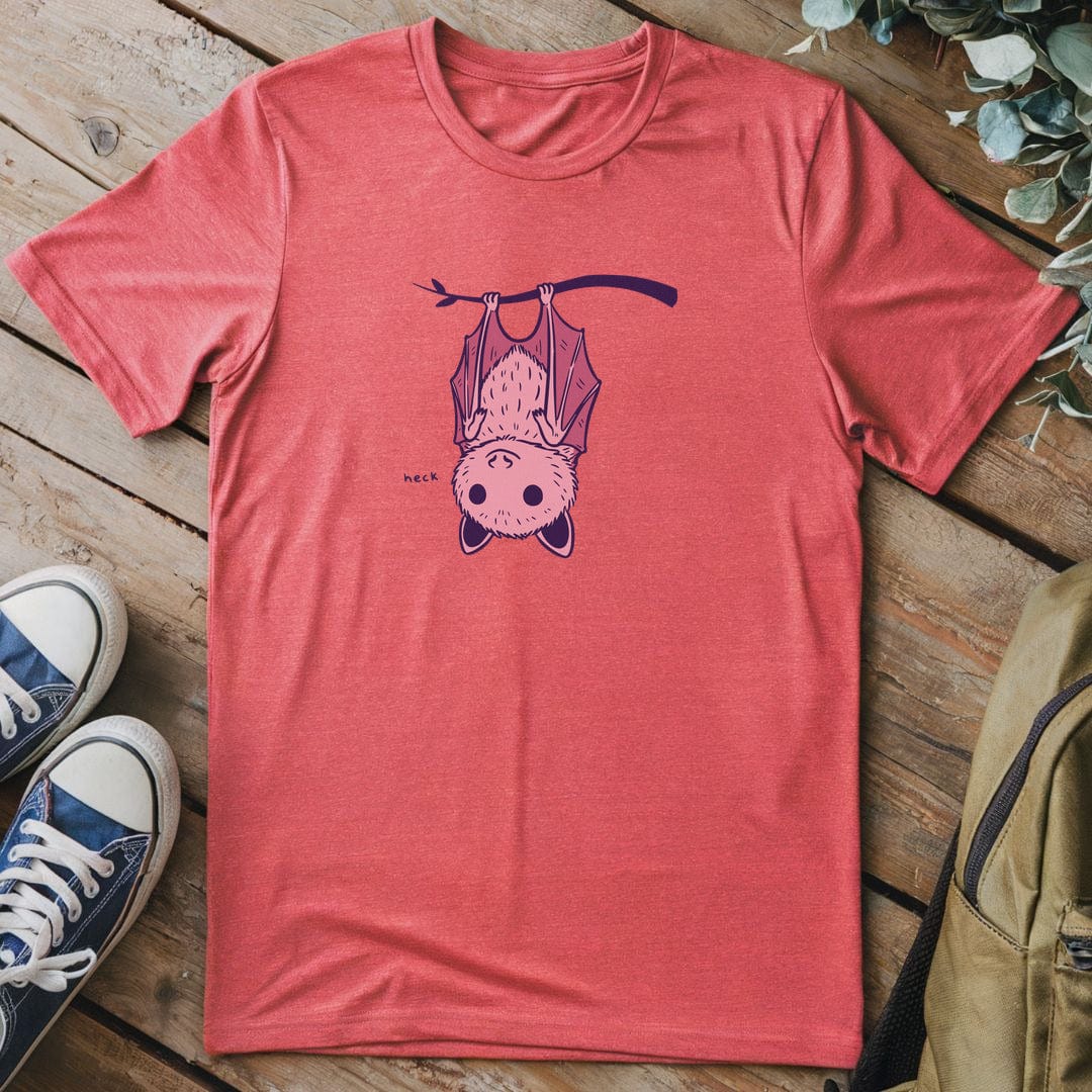 T-Shirt Heather Red / S Upside Down Trouble T-Shirt