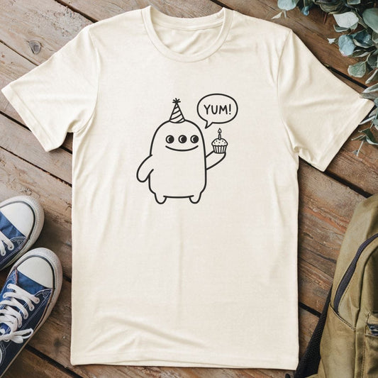 T-Shirt Natural / S Monster Birthday T-Shirt