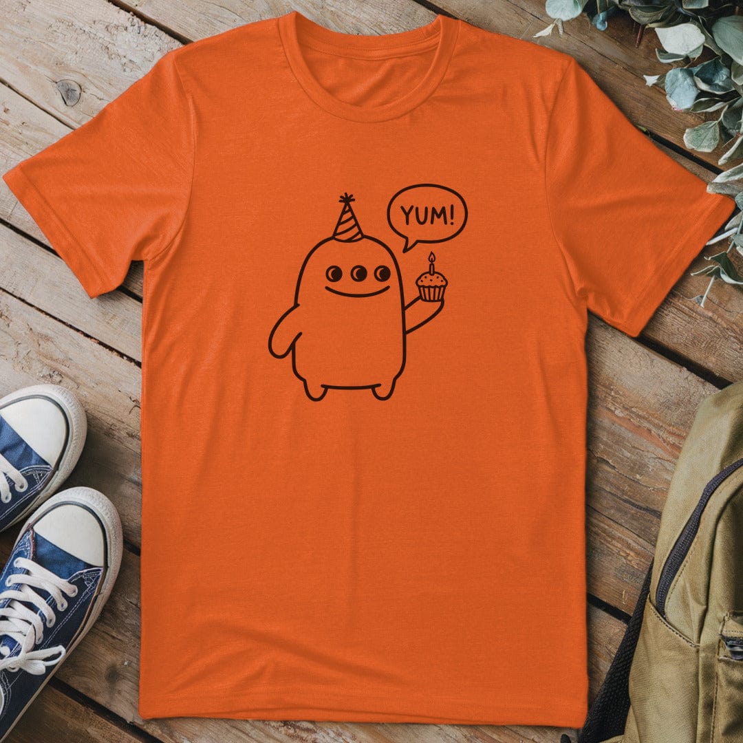 T-Shirt Orange / S Monster Birthday T-Shirt