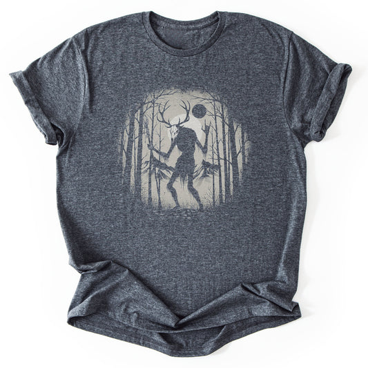 T-Shirt Dark Heather / S Wendigo in the Woods T-Shirt