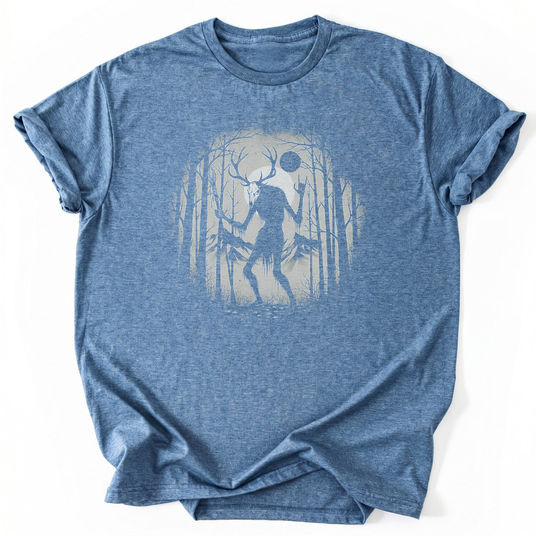 T-Shirt Heather Indigo / S Wendigo in the Woods T-Shirt
