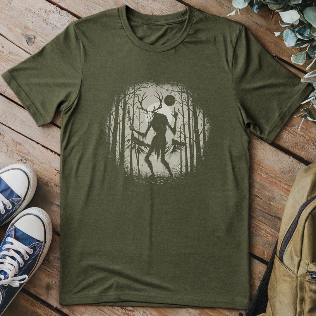 T-Shirt Military Green / S Wendigo in the Woods T-Shirt