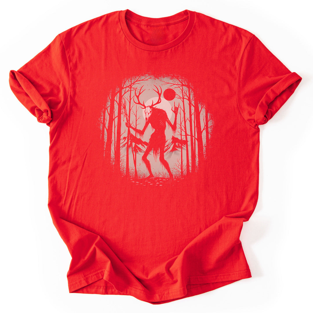 T-Shirt Red / S Wendigo in the Woods T-Shirt