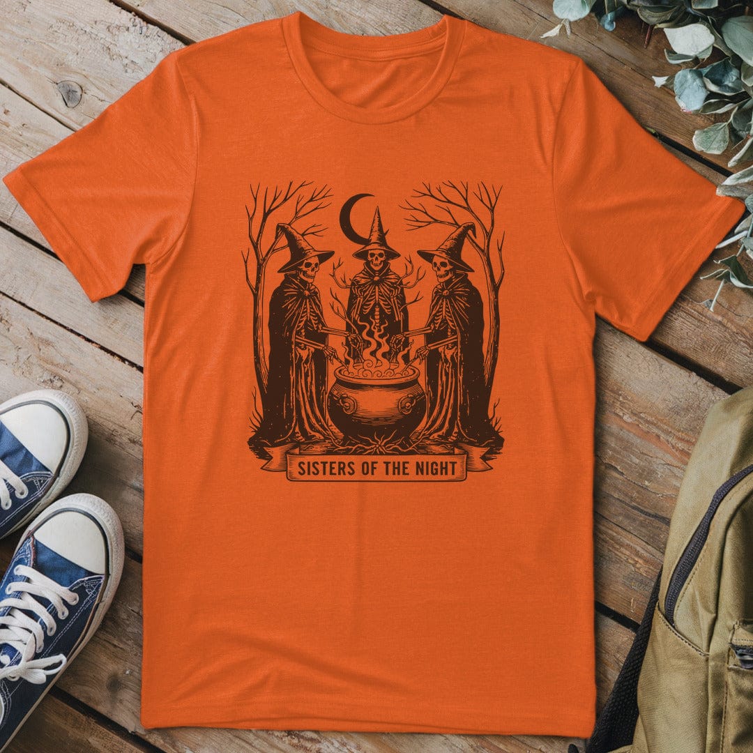 T-Shirt Orange / S Sisters Of The Night T-Shirt
