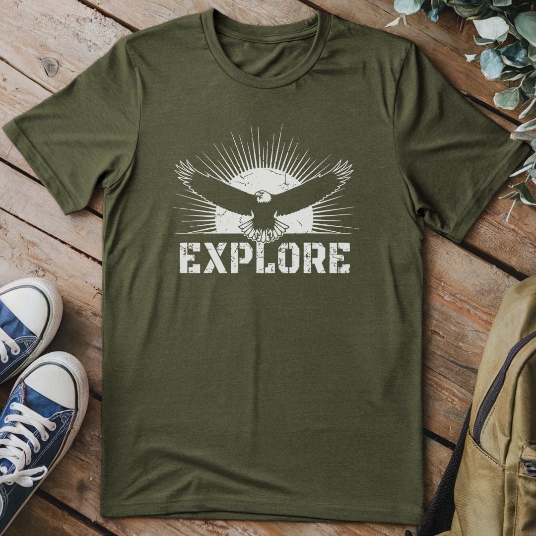 T-Shirt Military Green / S Eagle Adventure Spirit T-Shirt