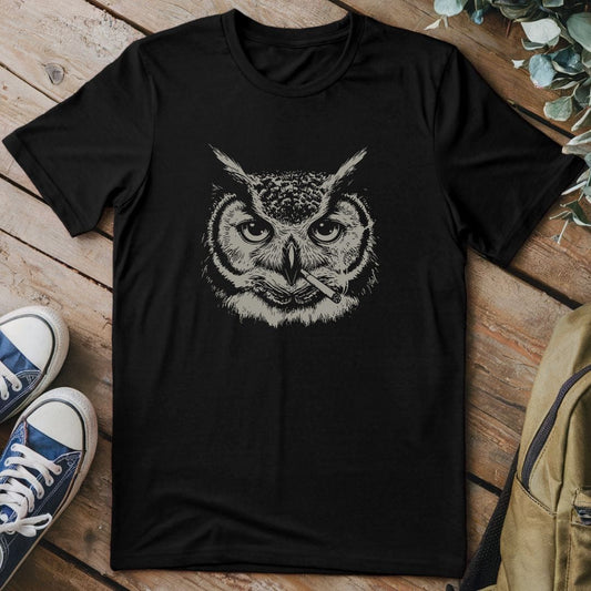 T-Shirt Black / S Wisdom Owl T-Shirt