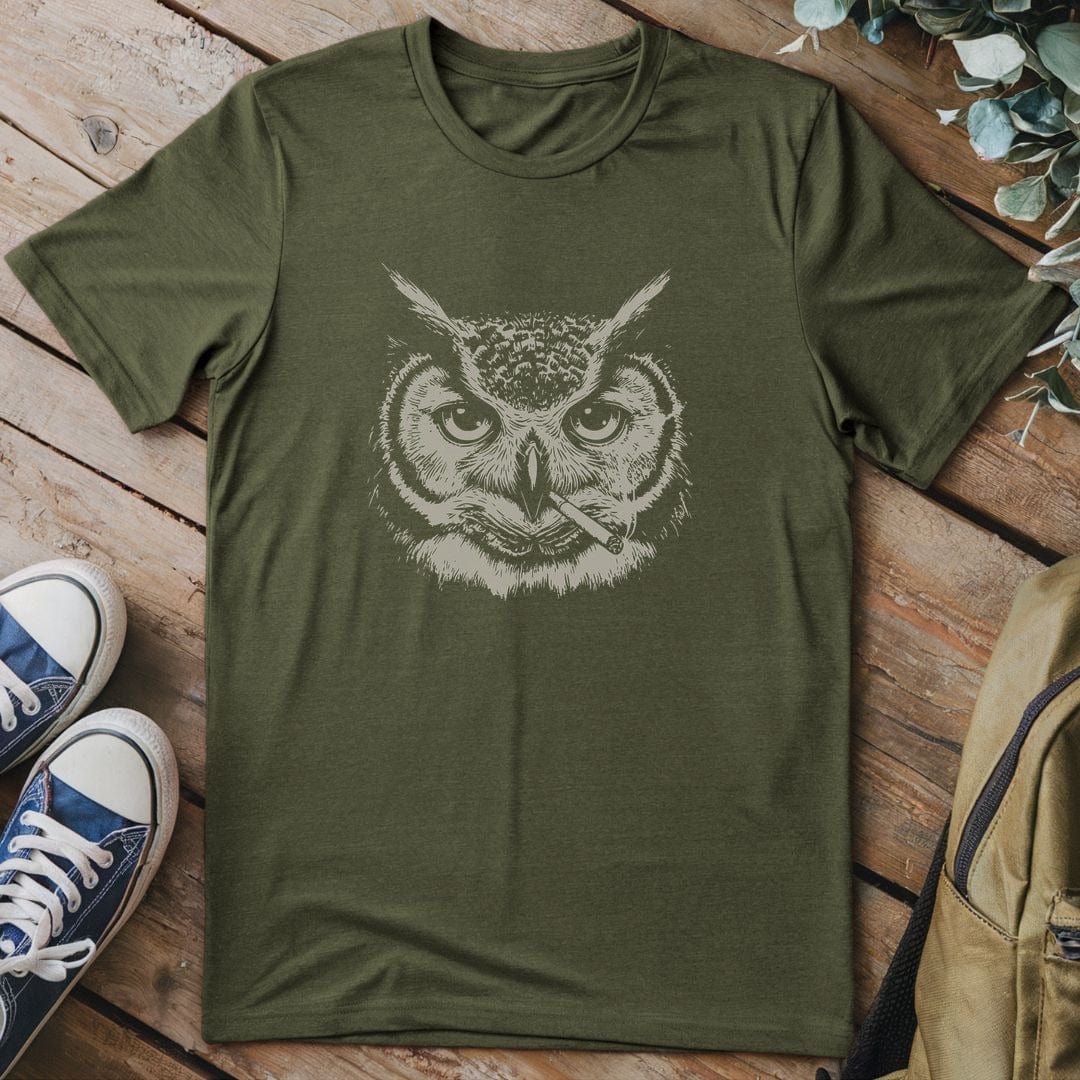 T-Shirt Military Green / S Wisdom Owl T-Shirt