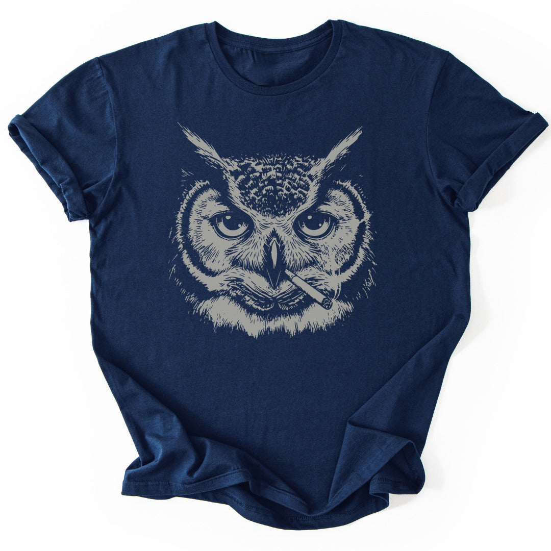 T-Shirt Navy / S Wisdom Owl T-Shirt