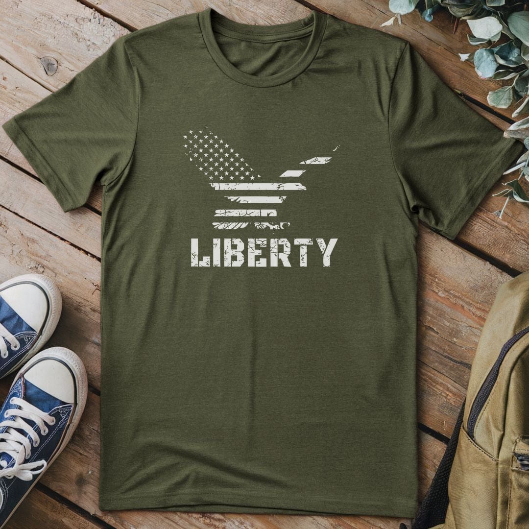 T-Shirt Military Green / S Eagle Freedom T-Shirt