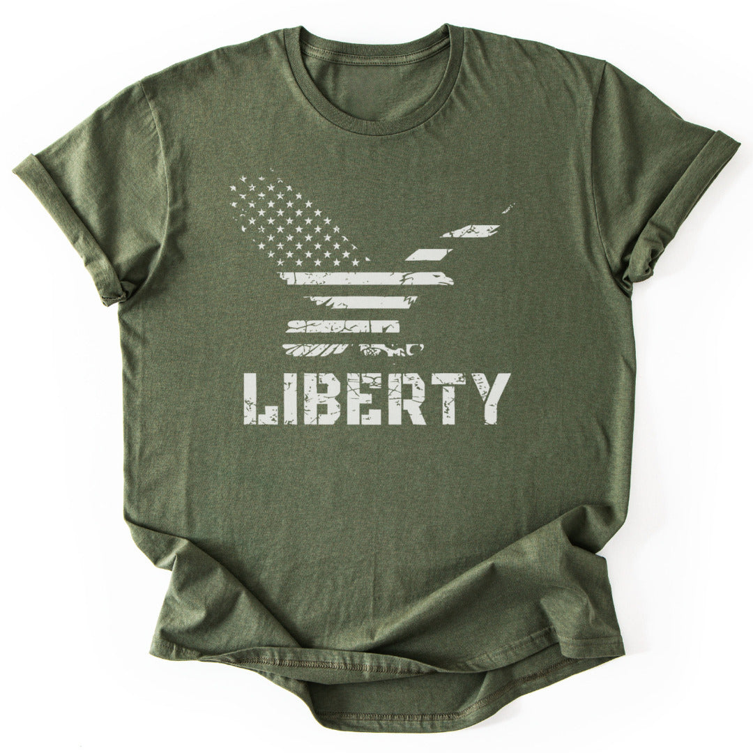 T-Shirt Military Green / S Eagle Freedom T-Shirt