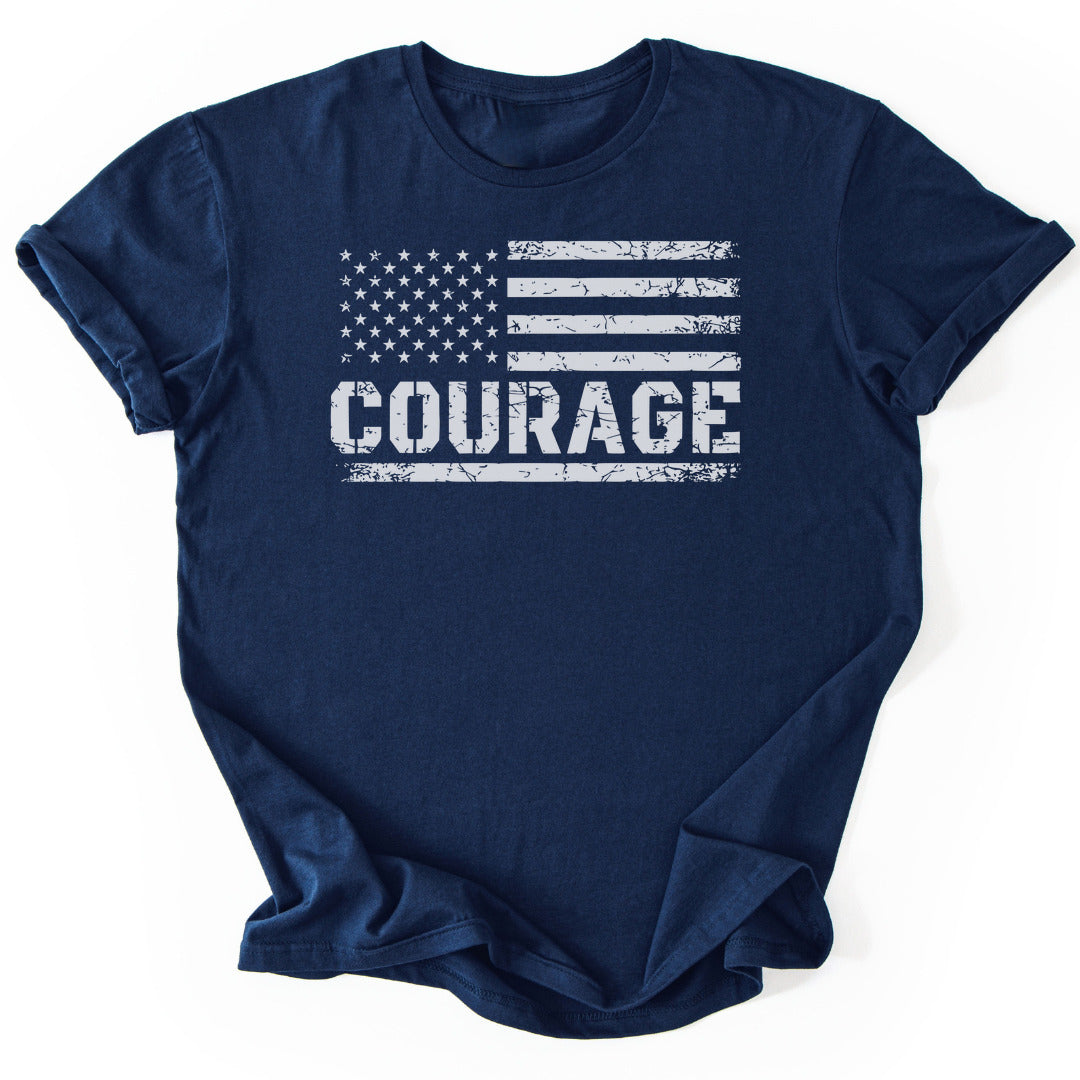 T-Shirt Navy / S Stars and Stripes Courage T-Shirt
