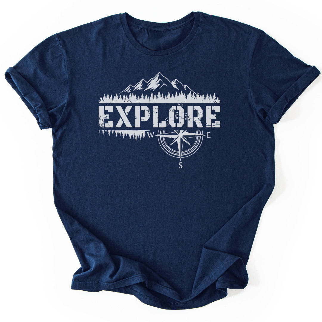 T-Shirt Navy / S Mountain Compass Adventure T-Shirt