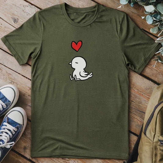 T-Shirt Military Green / S Chillin' Bird Love T-Shirt