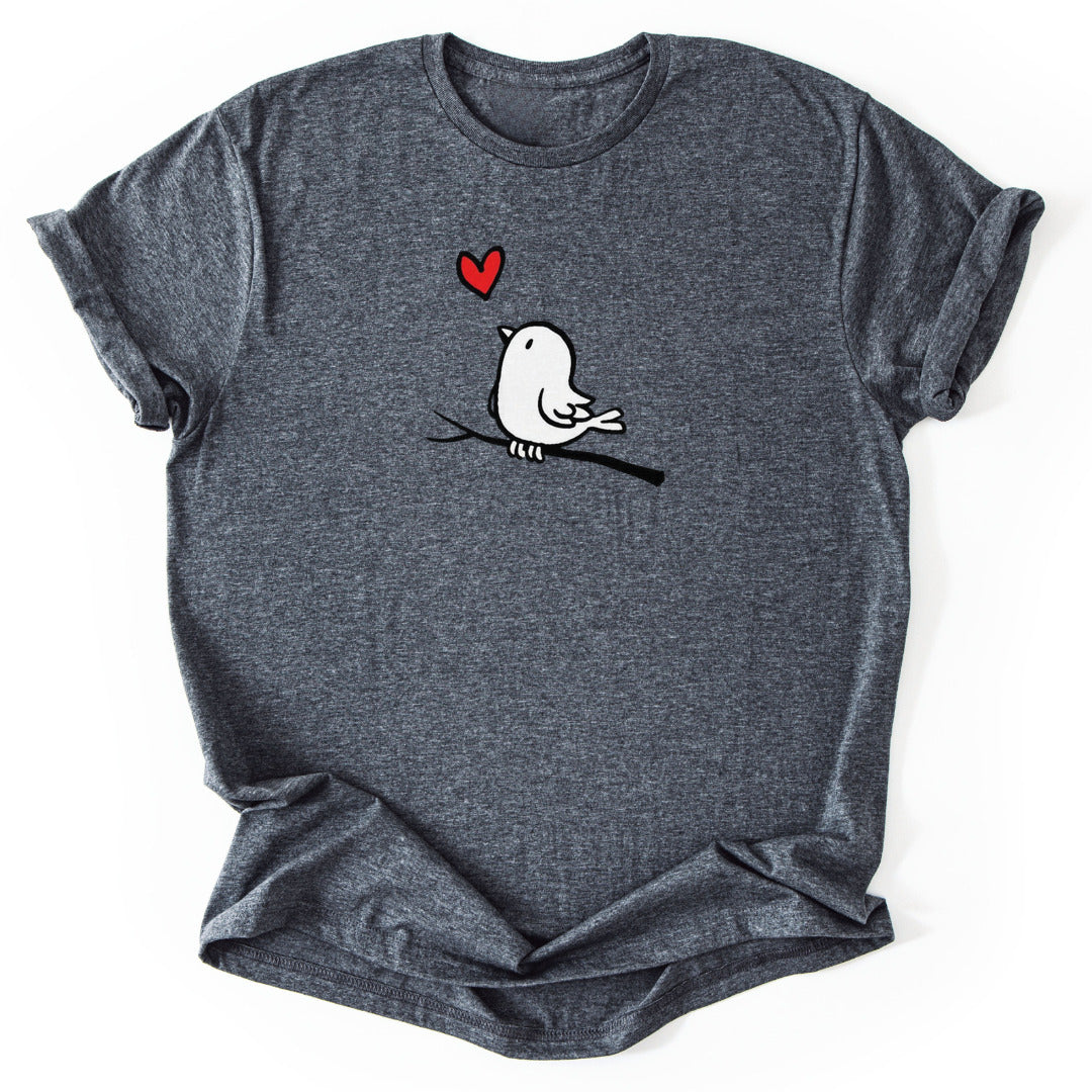 T-Shirt Dark Heather / S Lovebird Perch