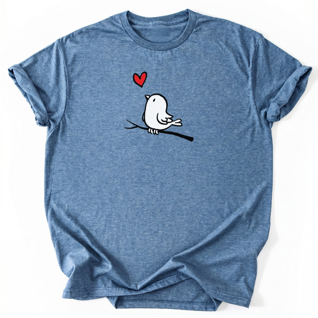 T-Shirt Heather Indigo / S Lovebird Perch