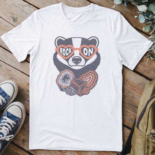 T-Shirt White / S Gemstone Raccoon Vibes T-Shirt