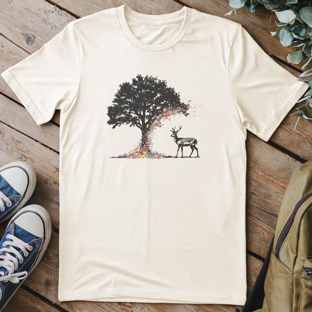 T-Shirt Natural / S Colorful Forest Magic T-Shirt