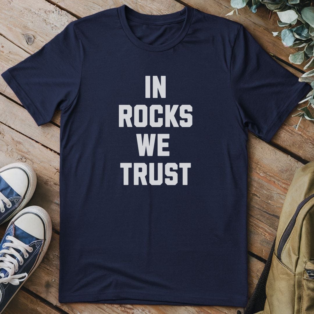T-Shirt Navy / S In Rocks We Trust T-Shirt