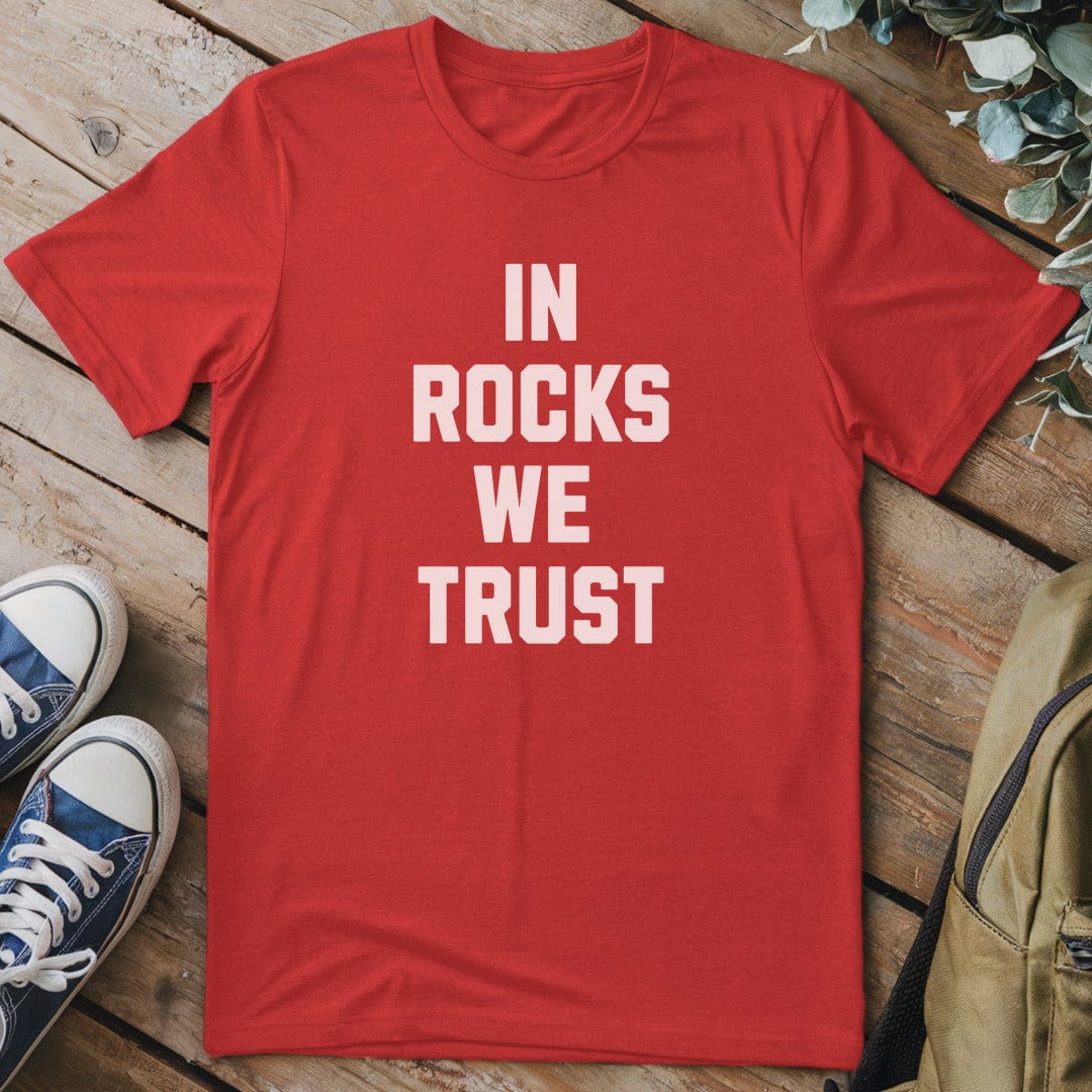 T-Shirt Red / S In Rocks We Trust T-Shirt