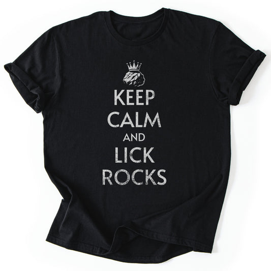 T-Shirt Black / S Keep Calm Rocks T-Shirt