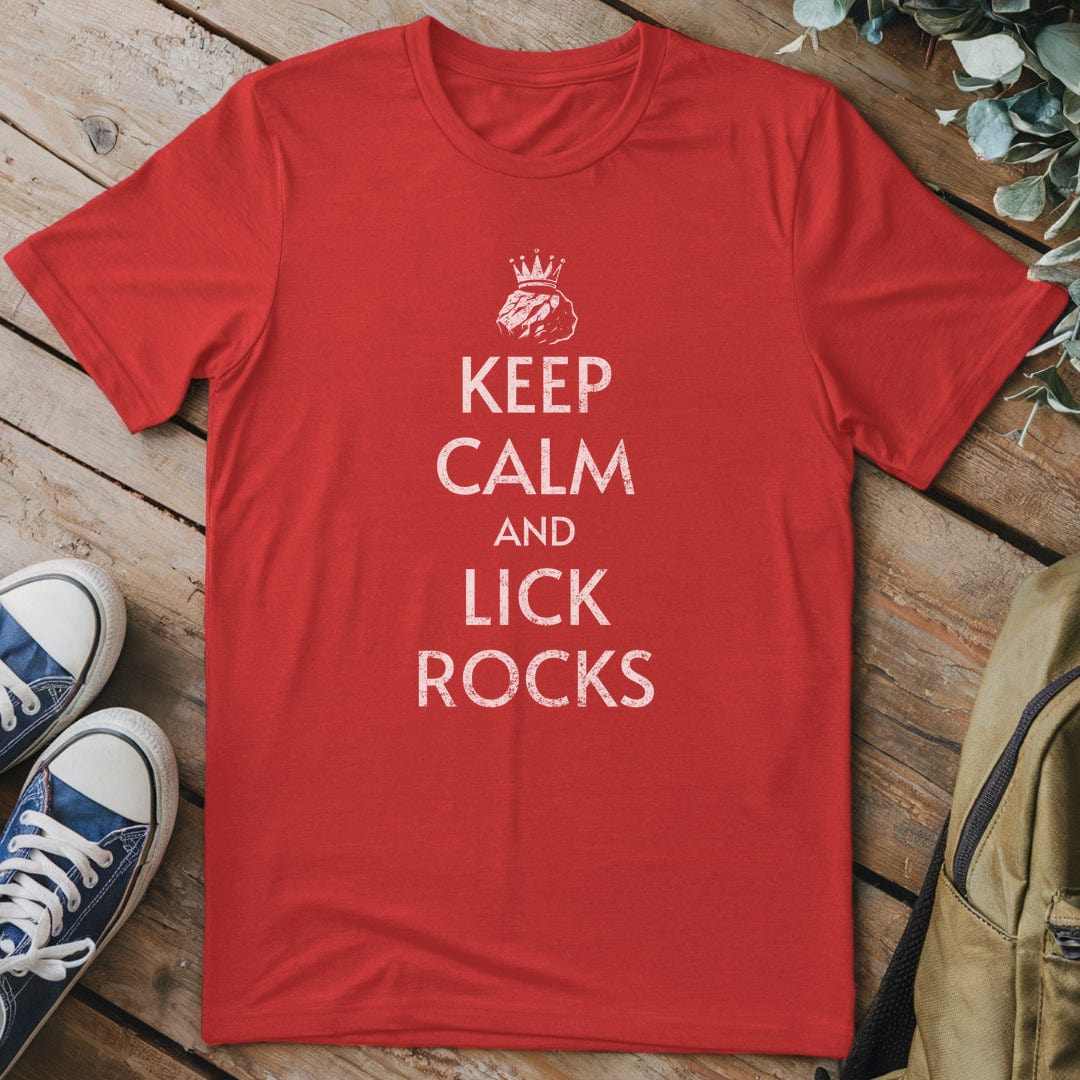 T-Shirt Red / S Keep Calm Rocks T-Shirt
