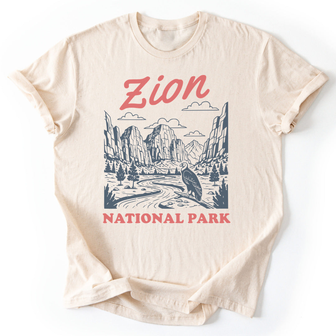 T-Shirt Natural / S Zion Canyon Majesty T-Shirt