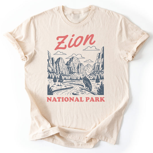 T-Shirt Natural / S Zion Canyon Majesty T-Shirt