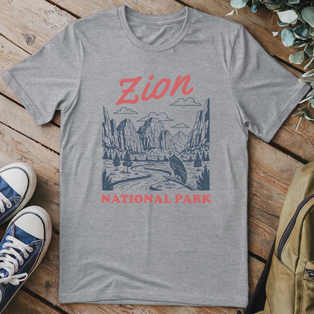 T-Shirt Sport Grey / S Zion Canyon Majesty T-Shirt