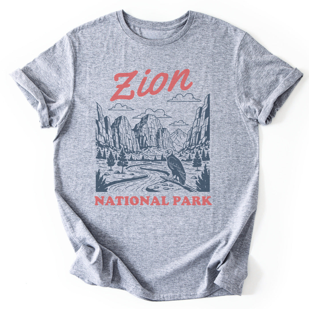 T-Shirt Sport Grey / S Zion Canyon Majesty T-Shirt