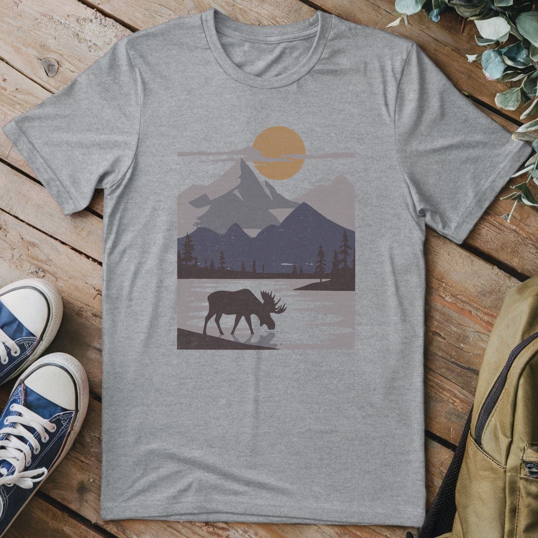 T-Shirt Sport Grey / S Moose Moonlight Reflection T-Shirt