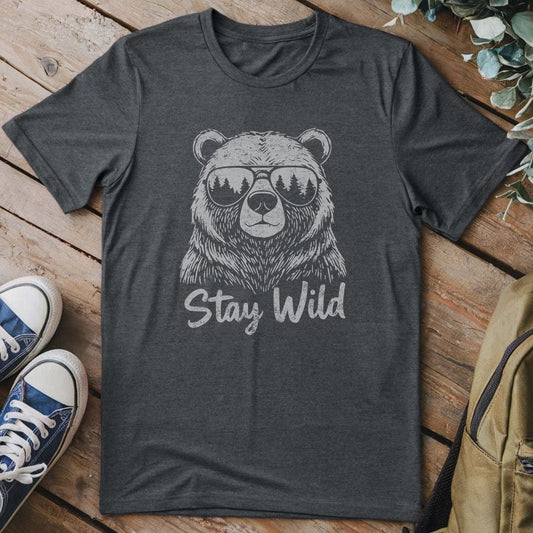 T-Shirt Dark Heather / S Cool Bear Vibes T-Shirt