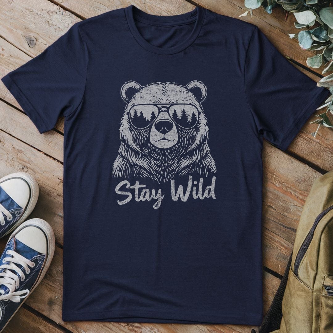 T-Shirt Navy / S Cool Bear Vibes T-Shirt