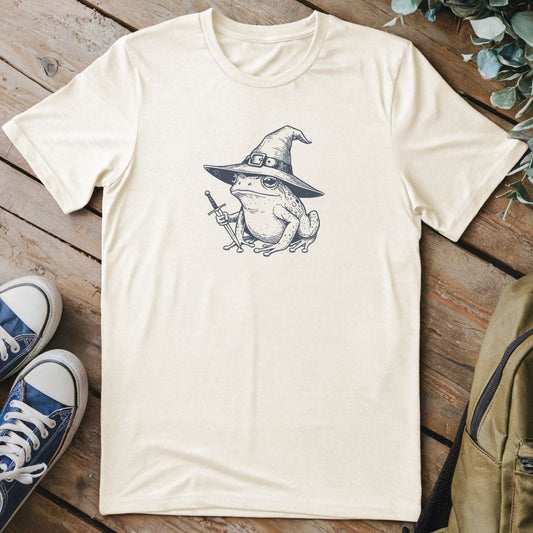 T-Shirt Natural / S Frog Wizard Adventure T-Shirt