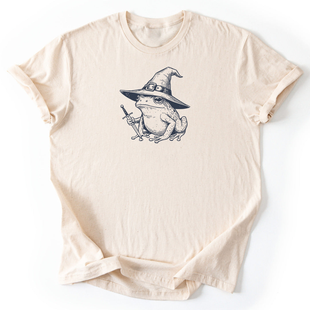 T-Shirt Natural / S Frog Wizard Adventure T-Shirt