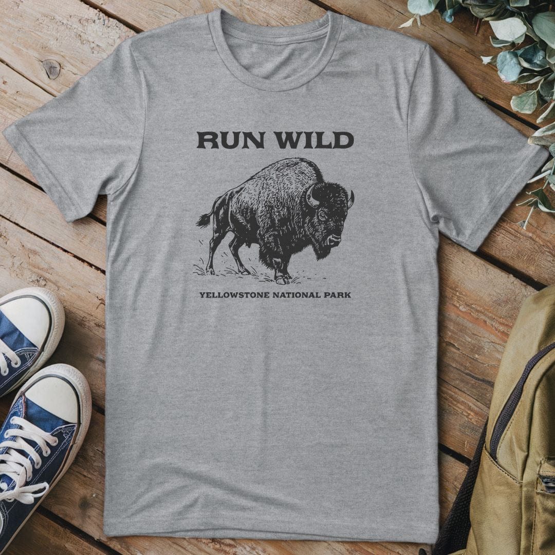 T-Shirt Sport Grey / S Roam Free Bison T-Shirt