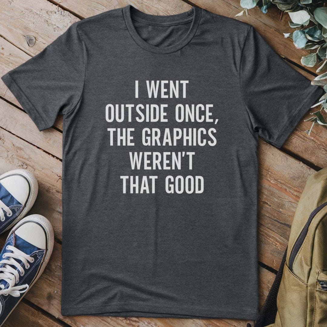 T-Shirt Dark Heather / S Nature's Graphics Critic T-Shirt